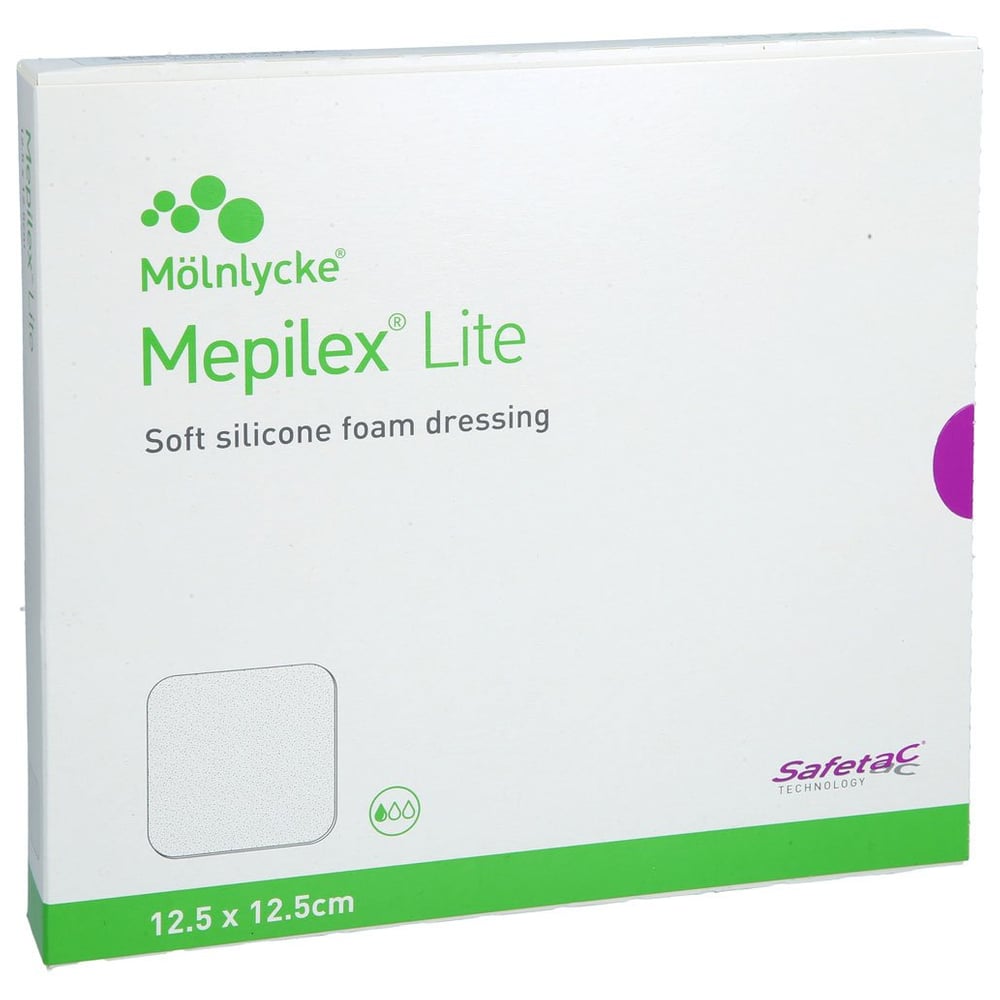 MEPILEX Lite Schaumverband 12,5x12,5 cm steril