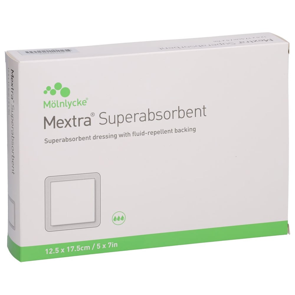 MEXTRA Superabsorbent Verband 12,5x17,5 cm