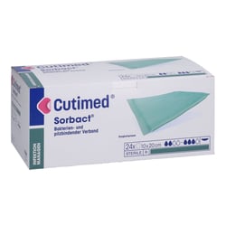 Cutimed Sorbact Saugkompressen 10x20 cm CC Pharma
