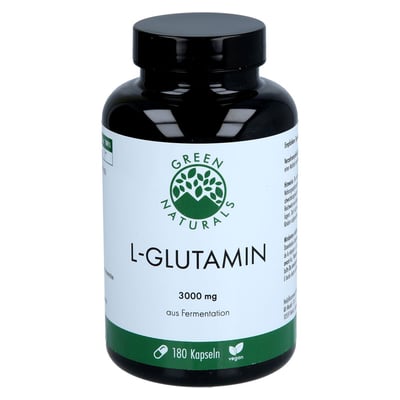 GREEN NATURALS L-Glutamin 3000 mg vegan Kapseln