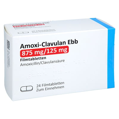 Amoxi-Clavulan Ebb 875 mg/125 mg Produktbild 1