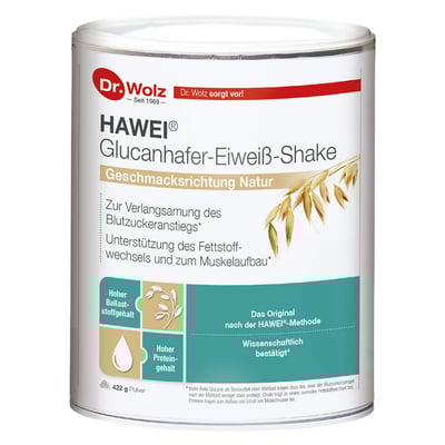 HAWEI Glucanhafer-Eiweiß-Shake natur Pulver