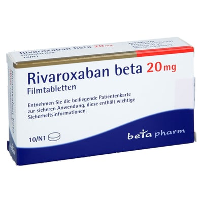 Rivaroxaban beta 20 mg Produktbild 1