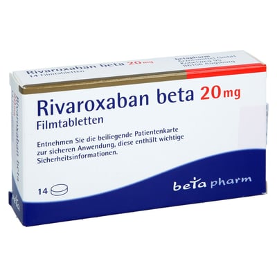 Rivaroxaban beta 20 mg