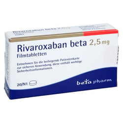 Rivaroxaban beta 2,5 mg