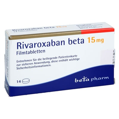 Rivaroxaban beta 15 mg