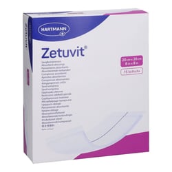 Zetuvit E Saugkompressen steril 20x20 cm CC Pharma