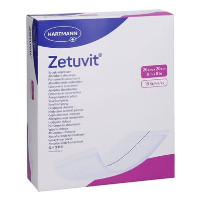 Zetuvit E Saugkompressen steril 20x20 cm CC Pharma Produktbild 1