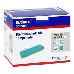 Cutimed Sorbact Tamponaden 2x50 cm CC Pharma
