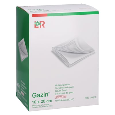 GAZIN Mullkomp.10x20 cm steril 8fach Avitamed