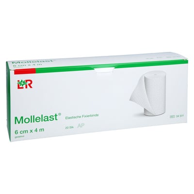 MOLLELAST Binden 6 cmx4 m weiß