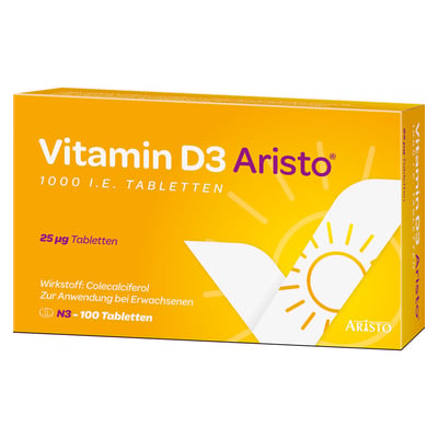 Vitamin D3 Aristo 1000 I.E. Produktbild 1