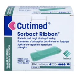 CUTIMED Sorbact Tamponaden Ribbon 5x200 cm