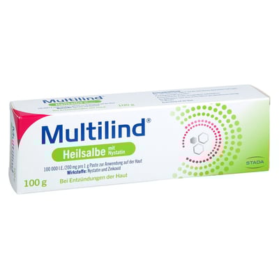 Multilind Heilsalbe mit Nystatin und Zinkoxid