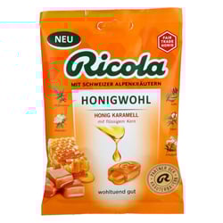 RICOLA m.Z.Beutel Honigwohl Karamell Bonbons