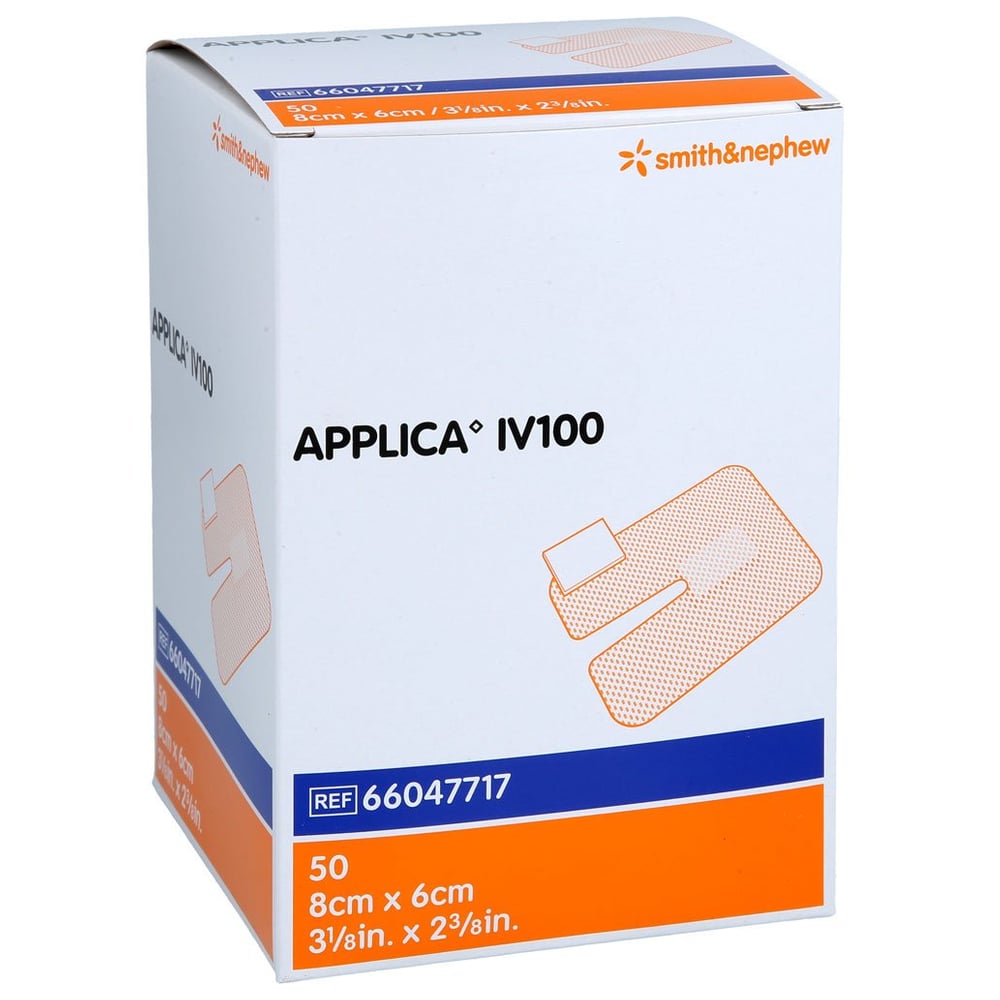 APPLICA I.V.100 Kanülenpflaster m.Saugpolster