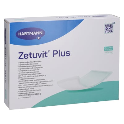 ZETUVIT Plus extrastarke Saugkompr.steril 20x25 cm