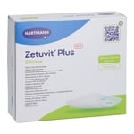 ZETUVIT Plus Silicone steril 12,5x12,5 cm Produktbild 1
