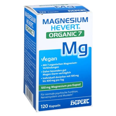 MAGNESIUM HEVERT Organic 7 Kapseln
