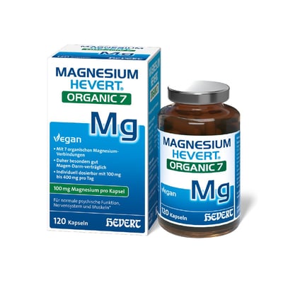 MAGNESIUM HEVERT Organic 7 Kapseln Produktbild 1