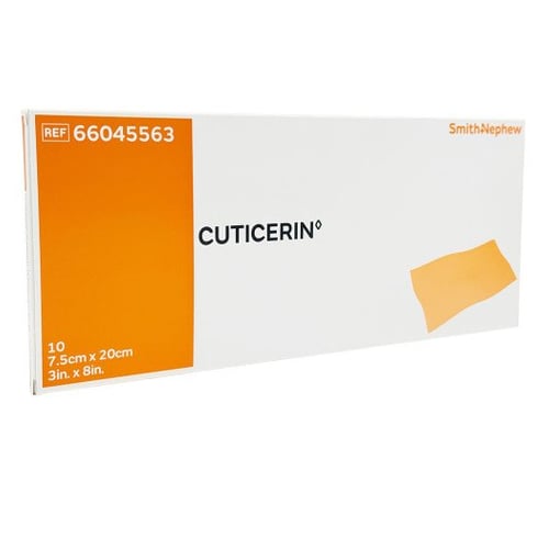 CUTICERIN 7,5x20 cm Gaze m.Salbenbeschichtung