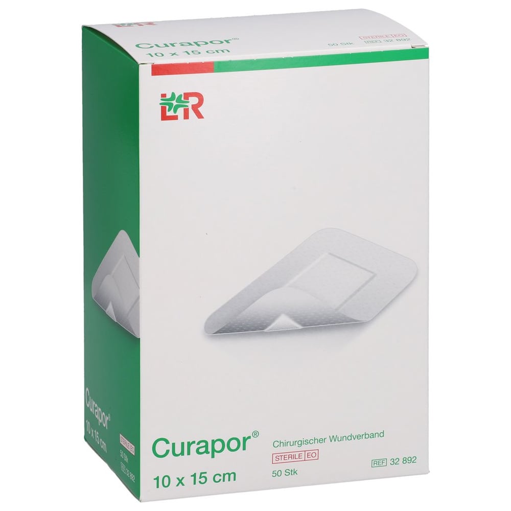 CURAPOR Wundverband steril chirurgisch 10x15 cm