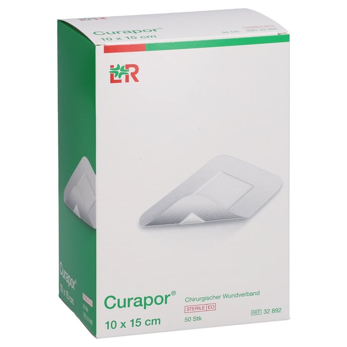 CURAPOR Wundverband steril chirurgisch 10x15 cm