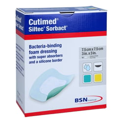 CUTIMED Siltec Sorbact B PU-Verb.7,5x7,5 cm