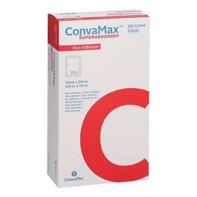 CONVAMAX Superabsorber nicht adhäsiv 10x20 cm Produktbild 1