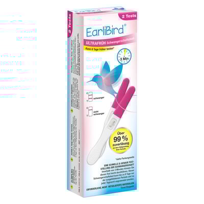 EARLIBIRD Ultrafrüh Schwangerschaftstest Urin Do.P