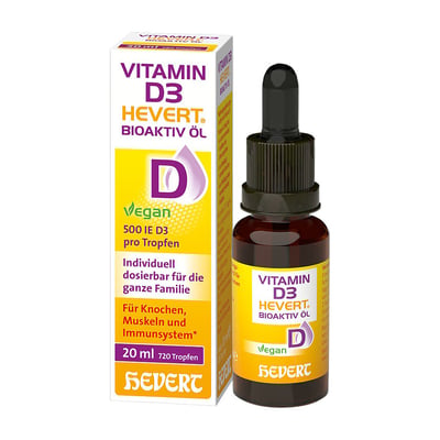 VITAMIN D3 HEVERT Bioaktiv Öl
