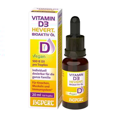 VITAMIN D3 HEVERT Bioaktiv Öl