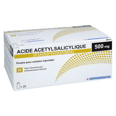 ACETYLSALICYLSÄURE Panpharma i.v. 500mg Frankreich