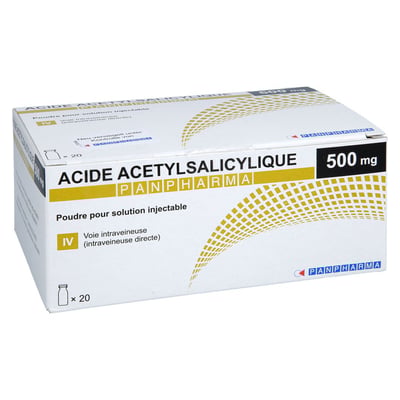 ACETYLSALICYLSÄURE Panpharma i.v. 500mg Frankreich