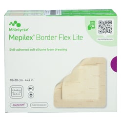 MEPILEX Border Flex Lite Schaumverband 10x10 cm