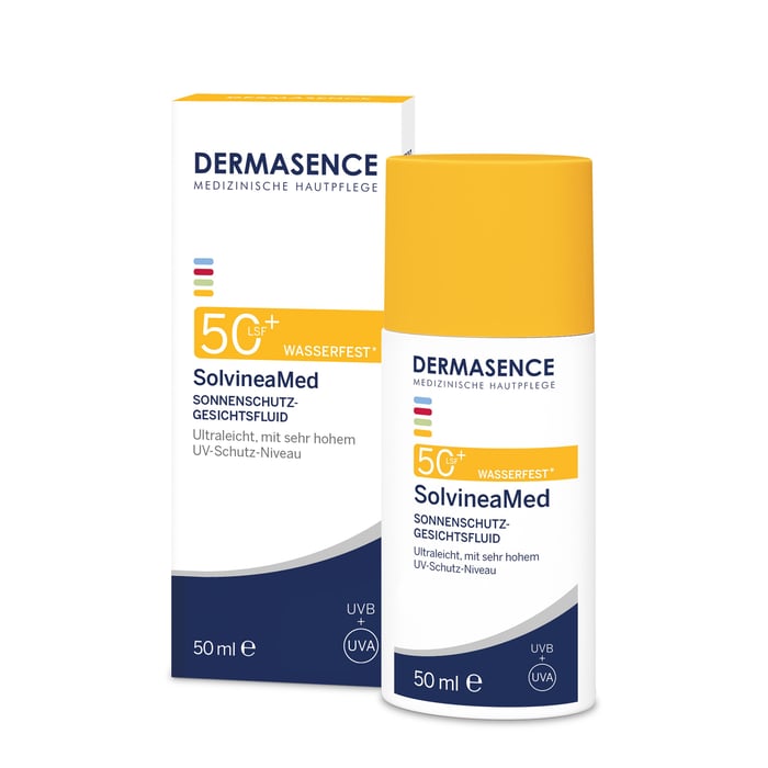 DERMASENCE SolvineaMed Sonnensch.Ges.Flu.LSF 50+