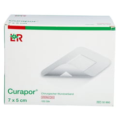 CURAPOR Wundverband steril chirurgisch 5x7 cm
