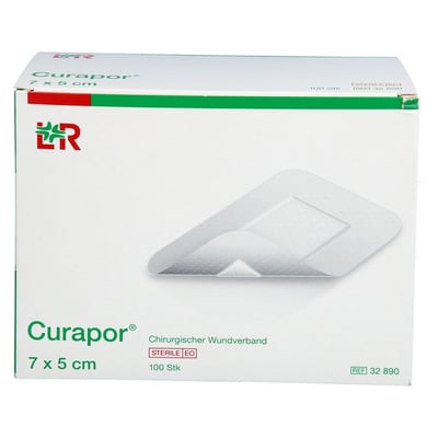 CURAPOR Wundverband steril chirurgisch 5x7 cm Produktbild 1