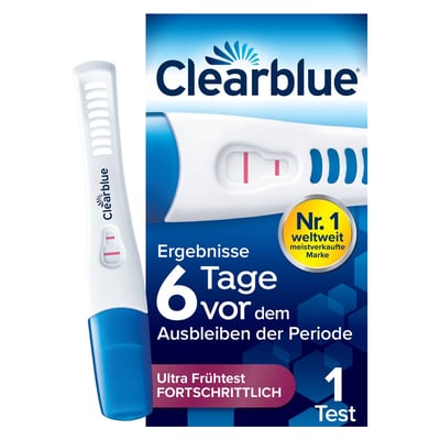 CLEARBLUE Schwangerschaftst.6 Tage vor 2 Hormone