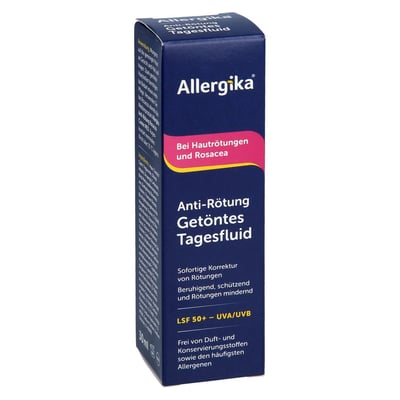 ALLERGIKA Anti-Rötung getöntes Tagesfluid LSF 50+