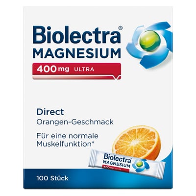 BIOLECTRA Magnesium 400 mg ultra Direct Orange
