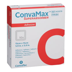 CONVAMAX Superabsorber adhäsiv 15x15 cm