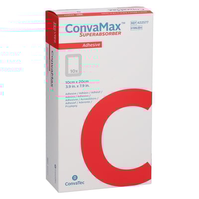 CONVAMAX Superabsorber adhäsiv 10x20 cm