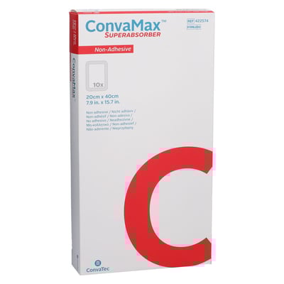 CONVAMAX Superabsorber nicht adhäsiv 20x40 cm