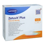 ZETUVIT Plus Silicone Border steril 10x10 cm Produktbild 1