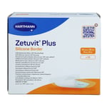 ZETUVIT Plus Silicone Border steril 10x10 cm Produktbild 2