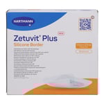 ZETUVIT Plus Silicone Border steril 17,5x17,5 cm