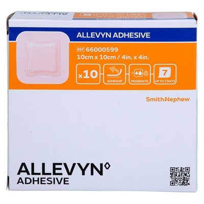 ALLEVYN Adhesive 10x10 cm haftende Wundauflage Produktbild 1
