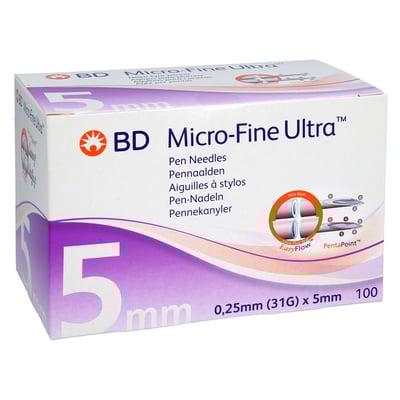 BD MICRO-FINE ULTRA Pen-Nadeln 0,25x5 mm 31 G