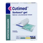 CUTIMED Sorbact Gel Kompressen 7,5x7,5 cm Produktbild 2